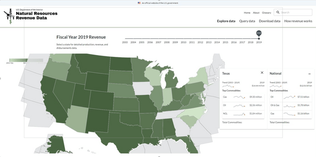 Image showing our initial built U.S. map