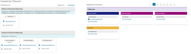 Screenshot first contact wireframe and current design